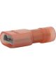 LV Female Blade Terminal Red Fully Insulated Polycarbonate