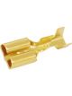 LV Non-Insulated Female Blade Brass Fits 1-3mm Cable