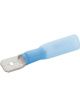 LV Heat Shrinkable Male Blade Terminal Blue 6.3 x 0.8mm