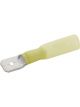 LV Heat Shrinkable Male Blade Terminal Yellow 6.3 x 0.8mm