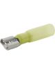 LV Heat Shrinkable Female Blade Terminal Yellow 6.3 x 0.8mm