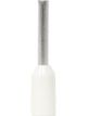 LV Bootlace Terminal White Nylon Insulated Crimp Ferrule