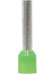 LV Bootlace Terminal Green Nylon Insulated Crimp Ferrule