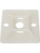 LV Cable Tie Mount 19X19mm Pack 100 White Colour