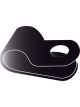 LV 6.35mm Cable Clamp Nylon Pack 100 Black