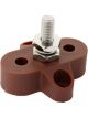 LV M6X31.5mm Red Power Post 48V/100A S/S Stud & Washer