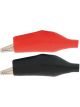 LV Alligator Clips 5 Sets Per Pk 5 x Black 5 x Red