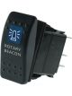 LV 12/24V Rocker Switch Off/On With Rotary Beacon Symbol &