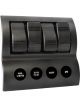 LV 4 Way LED Switch Panel With Fuse Protection