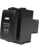 LV Driving Light Switch Fits Nissan 40.5X21.3mm Hole Size 3Amp Max