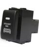 LV Light Bar Switch Fits Nissan 40.5X21.3mm Hole Size 3Amp Max