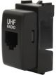LV Early UHF Radio Socket Fits Nissan 1998-2013; Hole Size 40.5X21.3