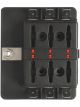 LV 32Vdc 6 Way ATS Fuse Block Clear Cover 85 x 70mm