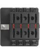 LV 32Vdc 8 Way ATS Fuse Block Clear Cover 85 x 85mm