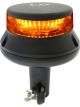 LV Amber LED Beacon Pole Mount 10-30V 11 Flash Patterns