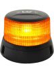 LV Amber LED Beacon 3 Hole Flange Mount 10-30V 11 Patterns Ip67K