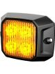LV 12W LED Amber Warning Light 10-30V 4 High Intensity Leds