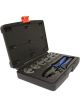 Plusquip Multijaw Ratchet Crimping Tool 7 Piece Kit Insulated, Non Ins