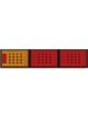 Roadvision LED Rear Combination Lamp 10-30V Stop/Tail x 2/Ind Jumbo