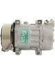 Sanden Compressor Fits Sd7H15 Scania Truck 24V 8Pv 119mm