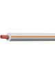 Tyree Cable Wht/Org 3mm Trace Single Core 100M 10 Amp 90Deg