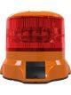 Weldex 35W LED Hd Beacon Red Flat Base 9-36V Ip69K Orange