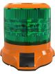Weldex 75W LED Hd Beacon Green Flat Orange Base 9-36V Ip69K