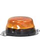 Weldex 30W Rotating LED Amber Beacon Short Flat Base 9-36V