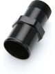 Aeromotive Adapter Straight 1in NPT Male to 1-1/2in Hose Barb Black