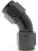 Aeromotive Fitting F-F Swivel 45-Deg 6 AN Aluminium Black