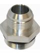 Afco Adapter Straight 20 AN Male O-Ring to 16 AN Male Aluminum Natural