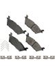 Akebono Brake Pads Severe Duty Rear Ford Fullsize Truck 2021-23