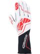 Alpinestars Gloves Tech-1 ZX V4 Black/White/Red 2X-Large