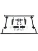 Autoloc Hood Hinge AutoLoc Tilt Hood Steel Black Universal Kit