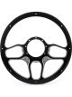 Billet Specialties Steering Wheel 1/2 Wrap 14in Win Lite Black