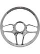 Billet Specialties Steering Wheel 1/2 Wrap 15.5in Win Lite Black