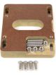 Canton Carburettor Adapter 1in Open Holley 2-Barrel to Square Bore