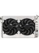Cold Case Radiator w/ Dual 12in Fan Kit Fits 84-90 Corvette
