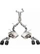 Corsa Exhaust System Cat-Back 3in Polished Tips Fits CT5-V