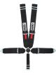 Crow Enterprizes Kam Lock Lap Belt 5-Way Black Floor Mount