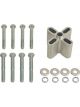 Derale Fan Spacer 1.75in Thick Bushing Aluminum Clea