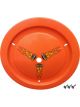 Dominator Racing Wheel Cover Bolt-On 15in Fluo Orange