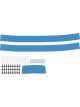 Dominator Racing Air Valance 2-Piece Plastic Blue Street Stock Kit