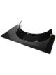 Dominator Racing Rock Guard Formed 3in Tall Gloss Black