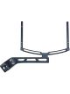 Drag Race Dial-In Board Bracket Clamp-On 1-5/8in Tube Aluminum Black
