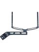 Drag Race Dial-In Board Bracket Clamp-On 1-3/4in Tube Aluminum Black