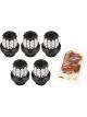 Drag Race Billet Aluminum 12pt Lug Nuts 1/2-20in 0.400in Black