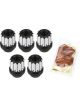 Drag Race Billet Aluminum 12pt Lug Nuts 12mm Black/Silver 5 Pack