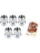 Drag Race Billet Aluminum 12pt Lug Nuts 1/2in Polished 5 Pack