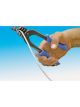 Eastwood Brake Line Pliers 3/16 in and 1/4 in Lines Blue Cushioned Grip